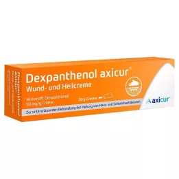 DEXPANTHENOL axicur krema za rane in celjenje 50 mg/g, 20 g