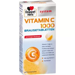 DOPPELHERZ Vitamin C 1000 sistem šumečih tablet, 40 kosov