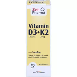 VITAMIN D3+K2 MK-7 kapljic za peroralno uporabo, visok odmerek, 25 ml