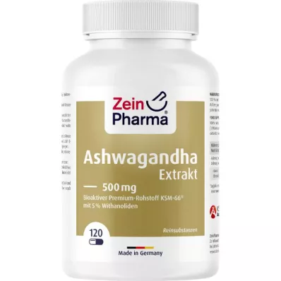 ASHWAGANDHA EXTRAKT 500 mg kapsule, 120 kosov