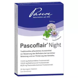PASCOFLAIR Nočne obložene tablete, 30 kosov
