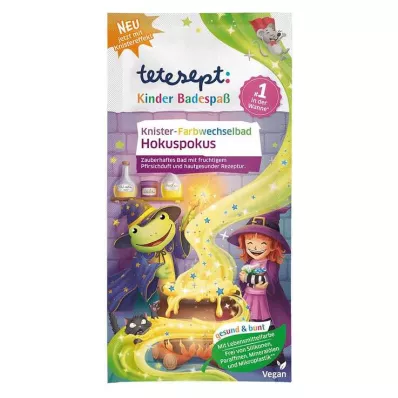 TETESEPT Otroška kopalna zabava spreminjajoča se barvna kopel Hocus Pocus, 45 g