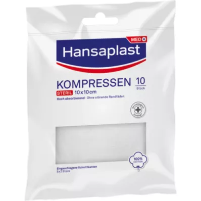 HANSAPLAST Kompresi sterilni 10x10 cm, 5X2 kosov