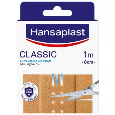 HANSAPLAST Klasični omet 8 cm x 1 m, 1 kos