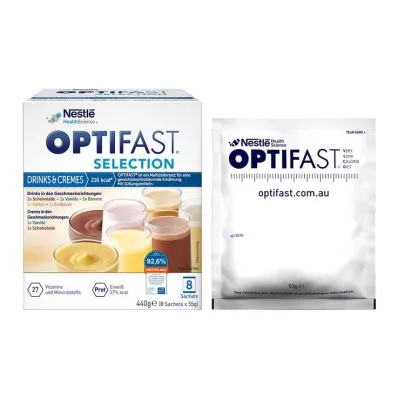 OPTIFAST Izbirne pijače & Kreme v prahu, 8X55 g OPTIFAST Izbirne pijače & Kreme v prahu, 8X55 g