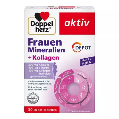 Doppelherz Women Minerals + Collagen Depot tablete, 30 kos Doppelherz Women Minerals + Collagen Depot tablete, 30 kos