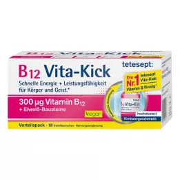 TETESEPT B12 Vita-Kick 300 µg za pitje, prednostno pakiranje, 18 kosov