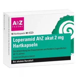 LOPERAMID AbZ akut 2 mg trde kapsule, 10 kosov