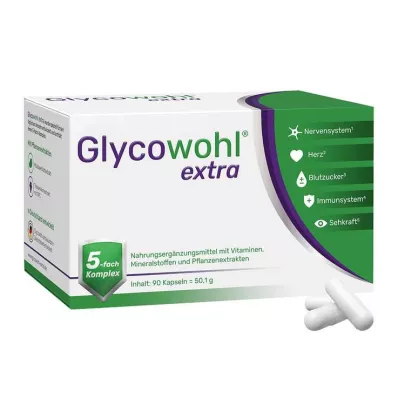 GLYCOWOHL dodatne kapsule, 90 kosov