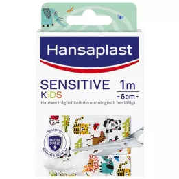HANSAPLAST Občutljivi otroški obliži 6 cmx1 m, 1 kos