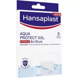 HANSAPLAST Sterilna obloga za rane Aqua Protect 8x10 cm, 5 kosov