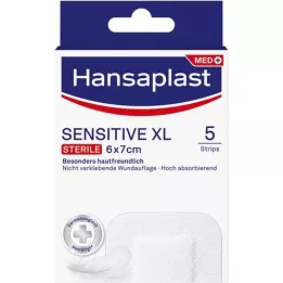 HANSAPLAST Sterilna obloga za rane Sensitive 6x7 cm, 5 kosov