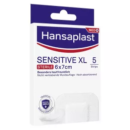 HANSAPLAST Sterilna obloga za rane Sensitive 6x7 cm, 5 kosov