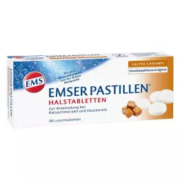 EMSER Pastile za grlo s slano karamelo, 30 kosov