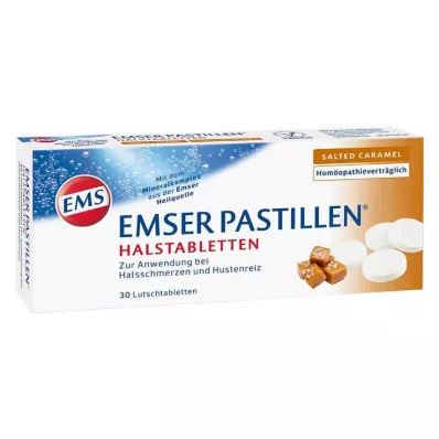 Emser Pastilles Salted Caramel Tablete za grlo, 30 kos Emser Pastilles Salted Caramel Tablete za grlo, 30 kos