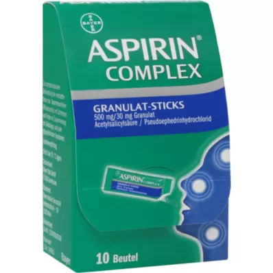 ASPIRIN Kompleksne granule 500 mg/30 mg granule, 10 kosov