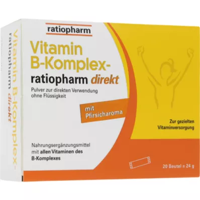 VITAMIN B-KOMPLEX-ratiopharm direct prašek, 20 kosov