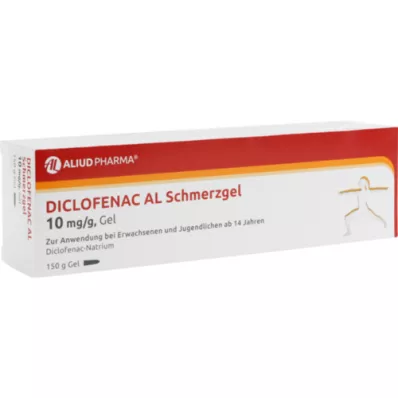DICLOFENAC AL Gel proti bolečinam 10 mg/g, 150 g