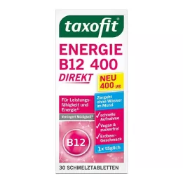 TAXOFIT Energy B12 400 direktnih orodisperzibilnih tablet, 30 kosov