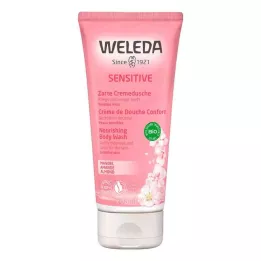 WELEDA Mandljeva občutljiva nežna krema za prhanje, 200 ml