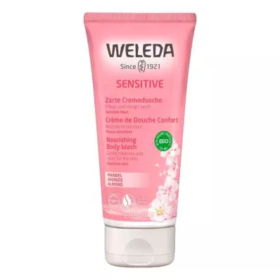 WELEDA Mandljeva občutljiva nežna krema za prhanje, 200 ml WELEDA Mandljeva občutljiva nežna krema za prhanje, 200 ml