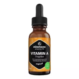 VITAMIN A 500 µg visokodozne veganske kapljice, 50 ml