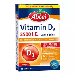 ABTEI Vitamin D3 2500 I.U. Tablete, 42 kosov