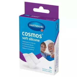 COSMOS mehki silikonski mavčni trakovi, 2 velikosti, 8 kosov
