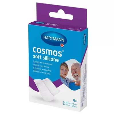 COSMOS mehki silikonski mavčni trakovi, 2 velikosti, 8 kosov COSMOS mehki silikonski mavčni trakovi, 2 velikosti, 8 kosov