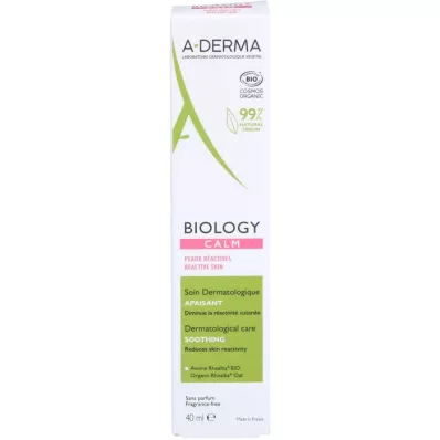 A-DERMA Biologija pomirjujoča dermatološka nega, 40 ml