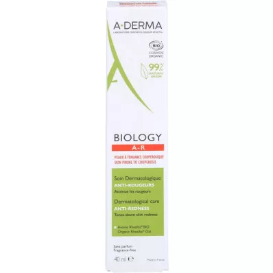 A-DERMA Biology dermatološka nega proti rdečici, 40 ml