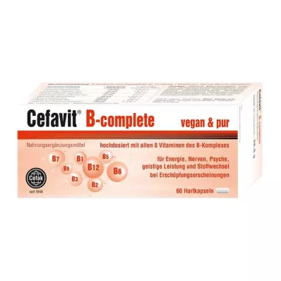 CEFAVIT B-complete trde kapsule, 60 kosov CEFAVIT B-complete trde kapsule, 60 kosov