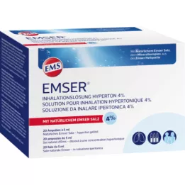 EMSER Inhalacijska raztopina hipertonična 4%, 20X5 ml