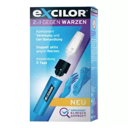 EXCILOR Kombinirano pakiranje 2v1 proti bradavicam, 1 P