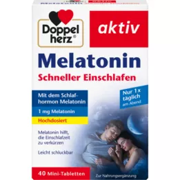 DOPPELHERZ Tablete melatonina, 40 kosov