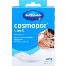 COSMOPOR Sterilna obloga za rane 5x7,2 cm OTC, 5 kosov