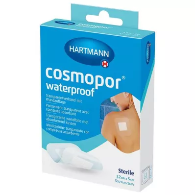 cosmopor® waterproof 7,2 cm x 5 cm sterilen, 5 kos