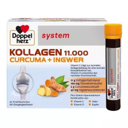 DOPPELHERZ Kolagen 11.000 Curcuma+Ingw.system TRA, 30X25 ml