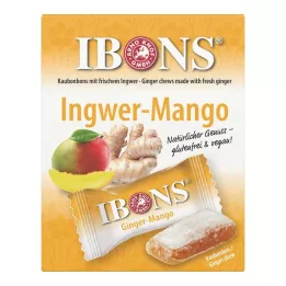 IBONS Žvečljivi bonboni Ginger Mango Box, 60 g