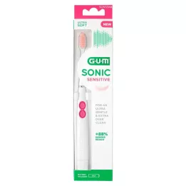 GUM SONIC SENSITIVE Sonična zobna ščetka, 1 kos