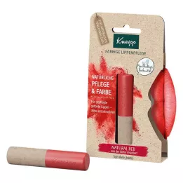 KNEIPP barvna nega za ustnice naravno rdeča, 3,5 g