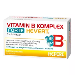 VITAMIN B KOMPLEX forte Hevert tablete, 60 kapsul
