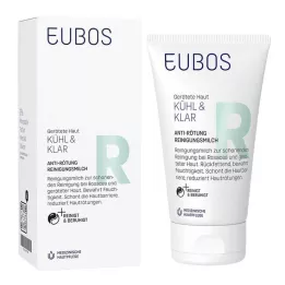 EUBOS KÜHL &amp; KLAR Mleko za čiščenje proti rdečici, 150 ml