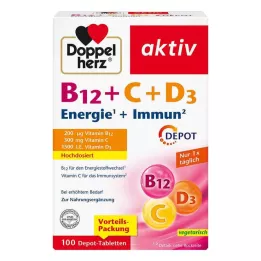 DOPPELHERZ B12+C+D3 Depot aktivne tablete, 100 kosov