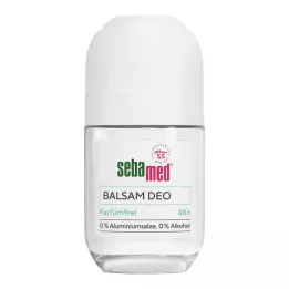 SEBAMED Balzam deodorant roll-on brez vonja, 50 ml