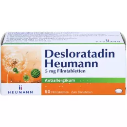 DESLORATADIN Heumann 5 mg filmsko obložene tablete, 50 kosov