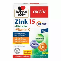 DOPPELHERZ Cink+Histidin Depot Tablete aktivne, 100 kosov