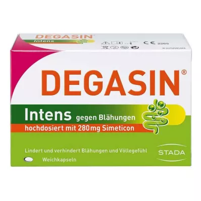 Degasin intens 280 mg mehke kapsule, 32 kos Degasin intens 280 mg mehke kapsule, 32 kos