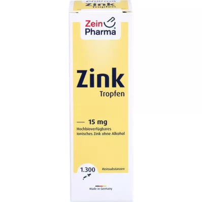 ZINK TROPFEN 15 mg ioniziranega, 50 ml