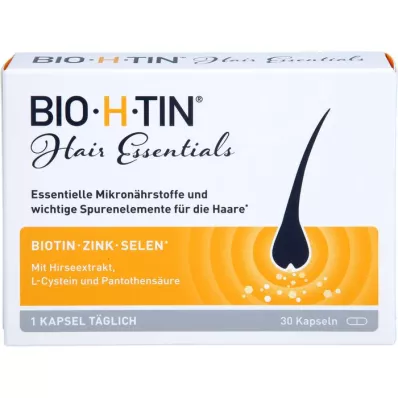 BIO-H-TIN Kapsule z mikrohranili Hair Essentials, 30 kapsul